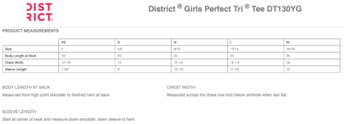 Osseo Maple Grove Basketball - Printed District ® Girls Perfect Tri ® Tee (DT130YG) - Image 3